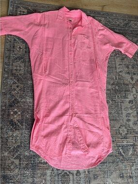 Universal Thread Pink Maxi Shirt Dress